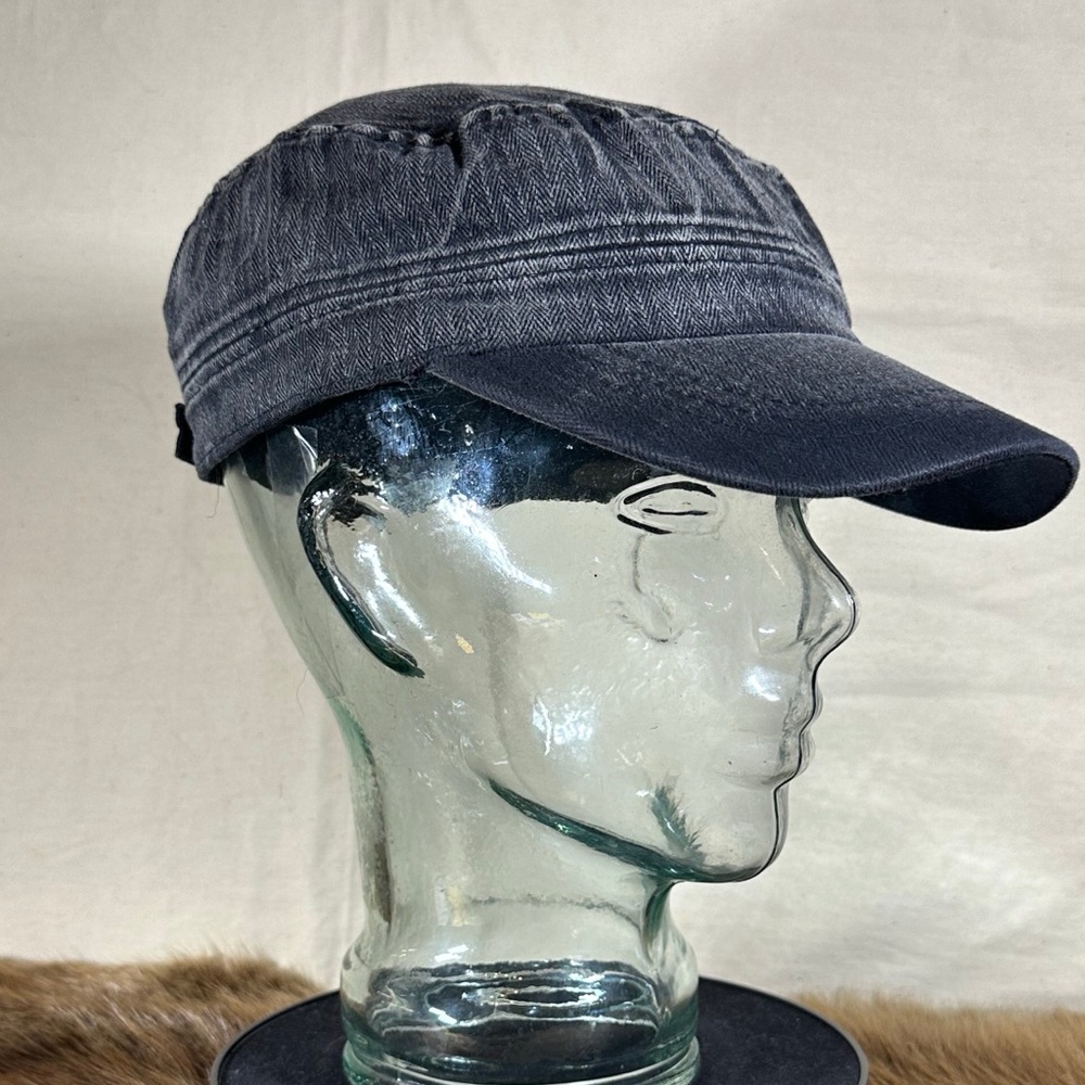 Conductor Black Denim Cap - Picture 3 of 5